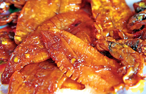 Mực ngào ớt